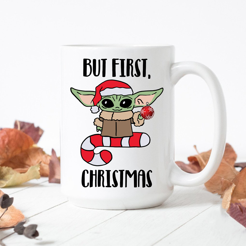 https://switzerkreations.com/cdn/shop/products/Baby-Yoda-But-First-Christmas-15oz.png?v=1639168992&width=1445