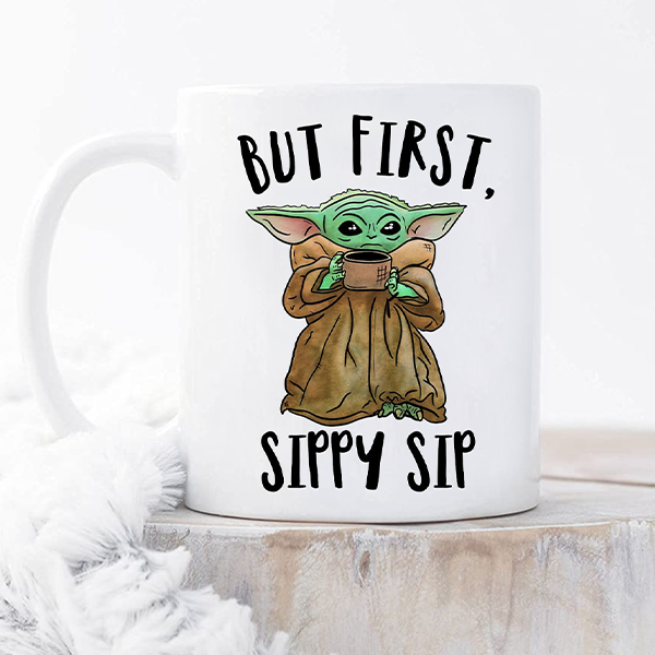 But First Sippy Sip Baby Yoda Mug, Switzer Kreations – Switzer Kreations