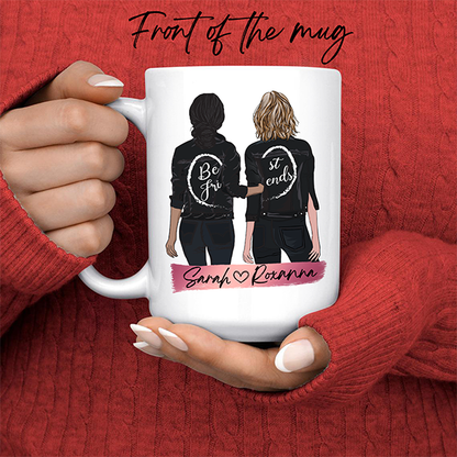 Best Friends Personalized Mug | Switzer Kreations