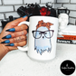 Cute Ghost With Glasses Mug - Switzer Kreations