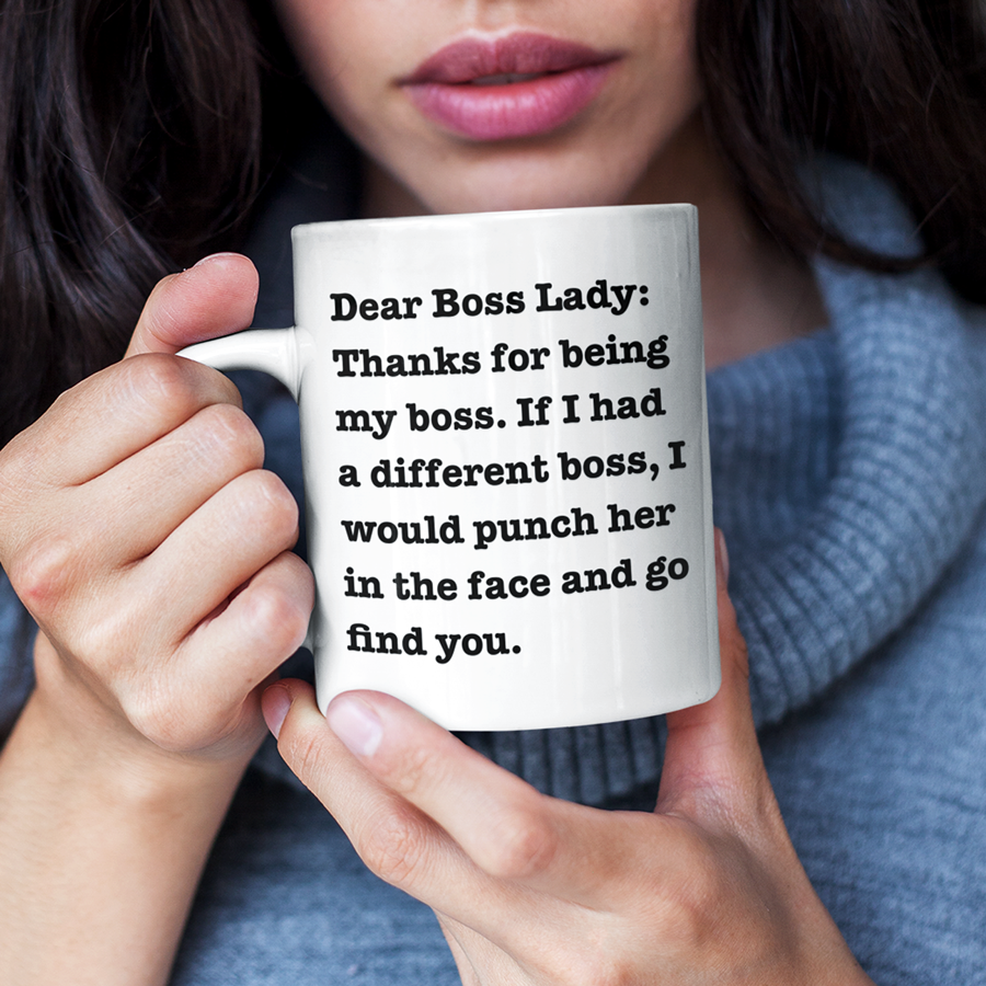 Dear Boss Lady Mug | By Switzer Kreations