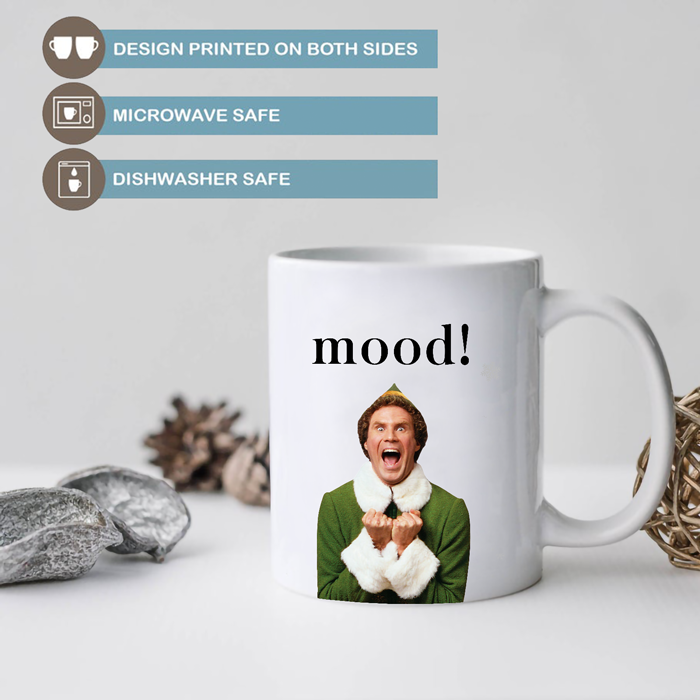 Buddy the Elf Mood Mug | By Switzer Kreations