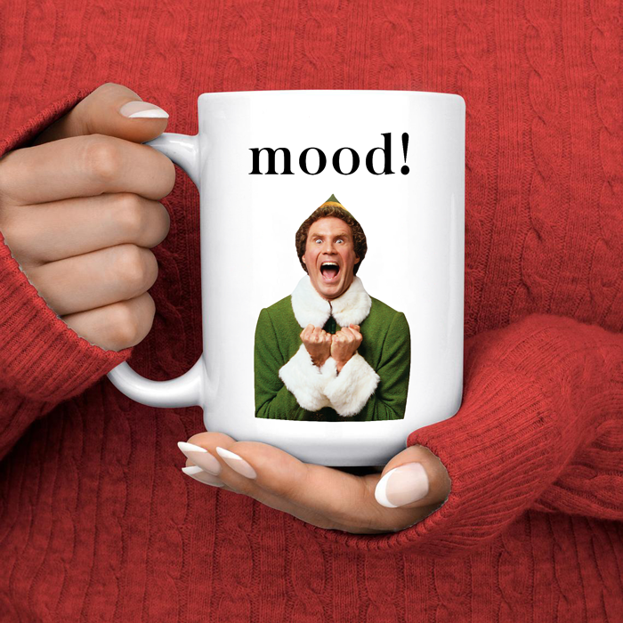 Buddy The Elf Mug, Buddy The Elf Mood Mug, Elf Christmas Gift