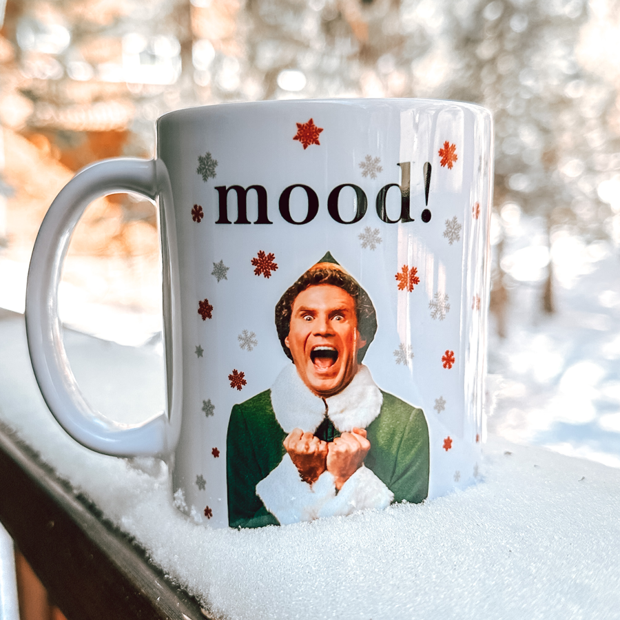 Buddy The Elf Mug, Buddy The Elf Mood Mug, Elf Christmas Gift
