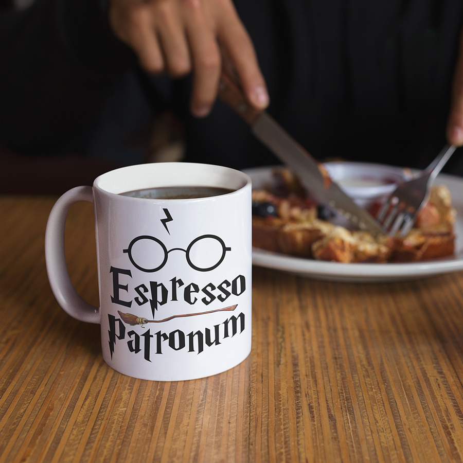 Espresso Patronum Funny Coffee Front & Back Coffee Mug