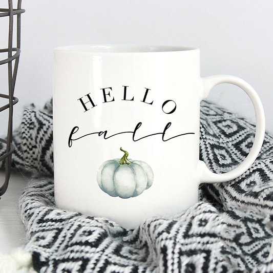 Hello Fall Mug | Switzer Kreations