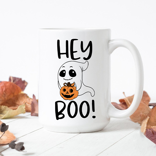 Hey Boo! Halloween Mug