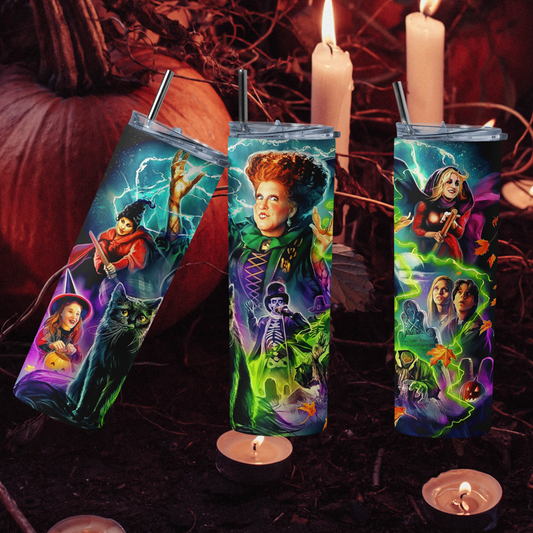 Hocus Pocus Sanderson Sisters Tumbler | Switzer Kreations