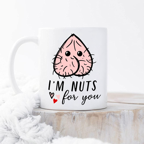 I’m Nuts For You Mug - Switzer Kreations