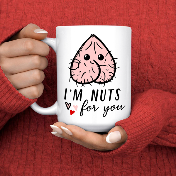 I’m Nuts For You Mug - Switzer Kreations