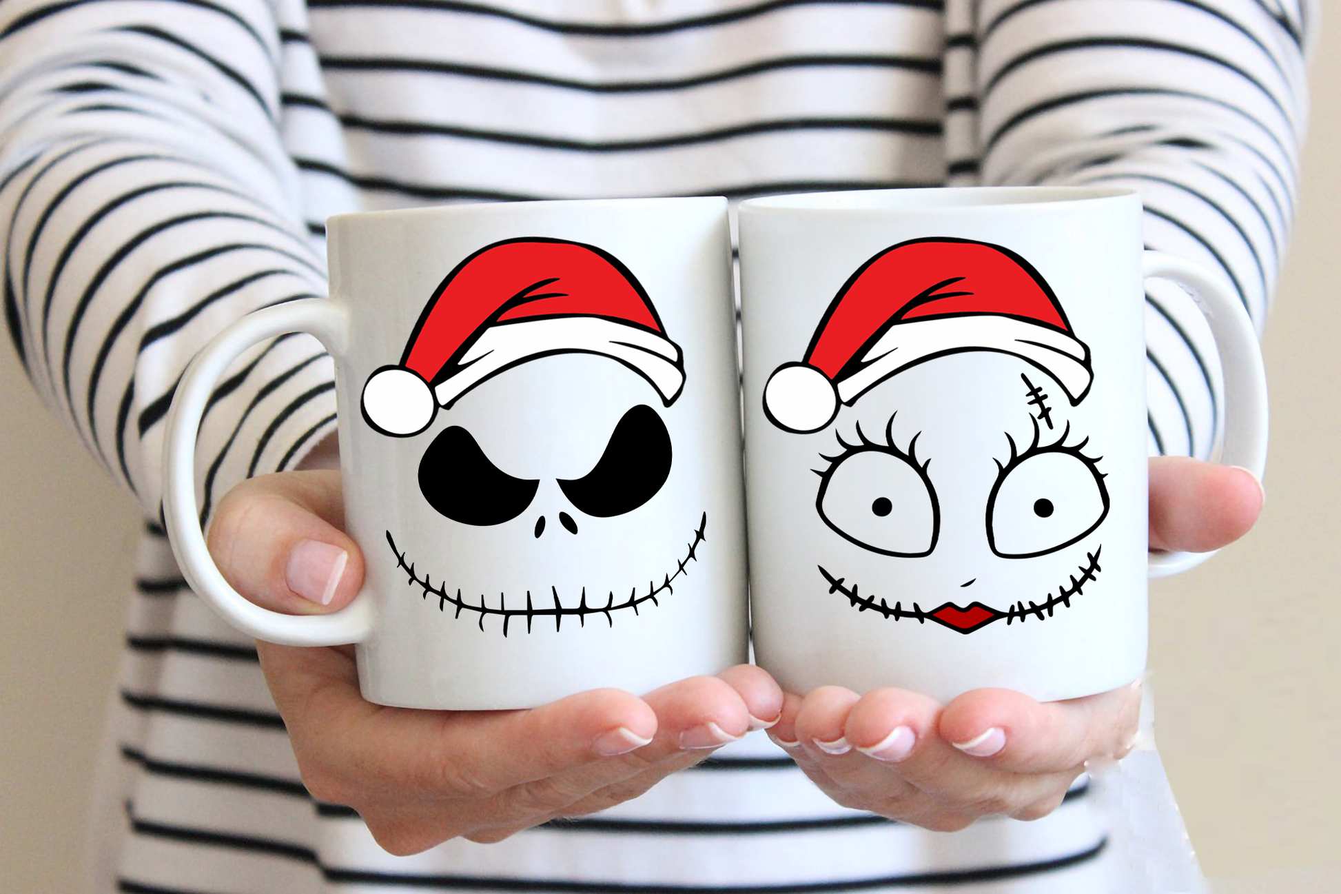 Jack and Sally Christmas Mug - The Nightmare Before Christmas