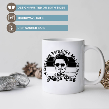 Johnny Depp Mega Pint Coffee Mug 11oz | Switzer Kreations